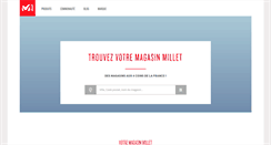Desktop Screenshot of magasins.millet.fr
