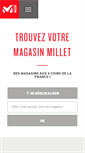 Mobile Screenshot of magasins.millet.fr